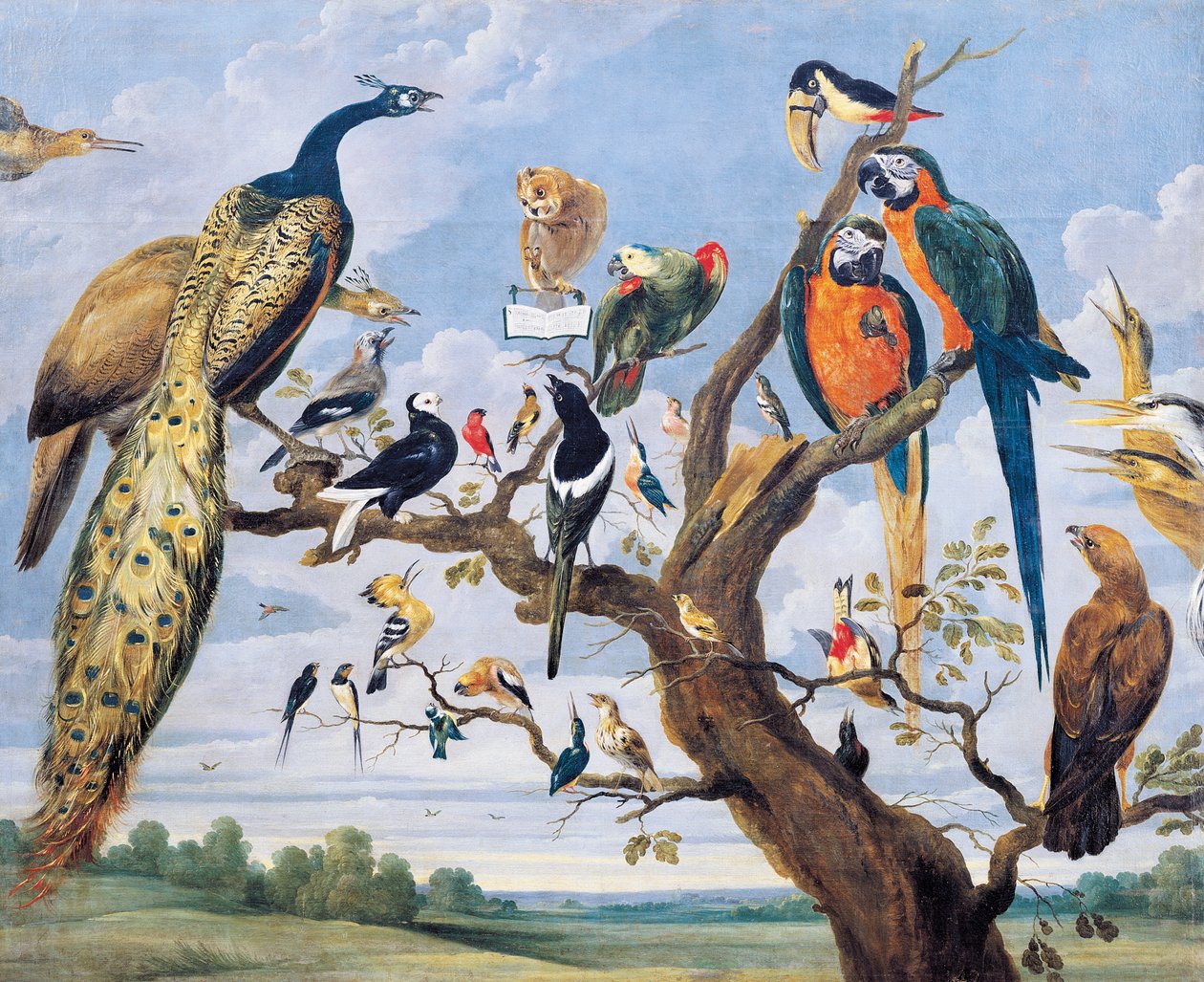 Lintukonsertti, Paul de Vos (noin 1591-1678), Alankomaat tekijältä Paul De Vos