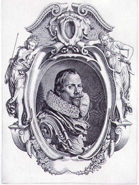 Omakuva, kaiverrus Simon de Passen (1595-1647) 1622 (kaiverrus) tekijältä Paul van (after) Somer
