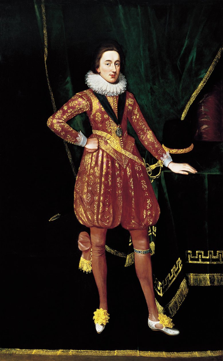 Charles I Walesin prinssinä, n. 1617 tekijältä Paul van Somer