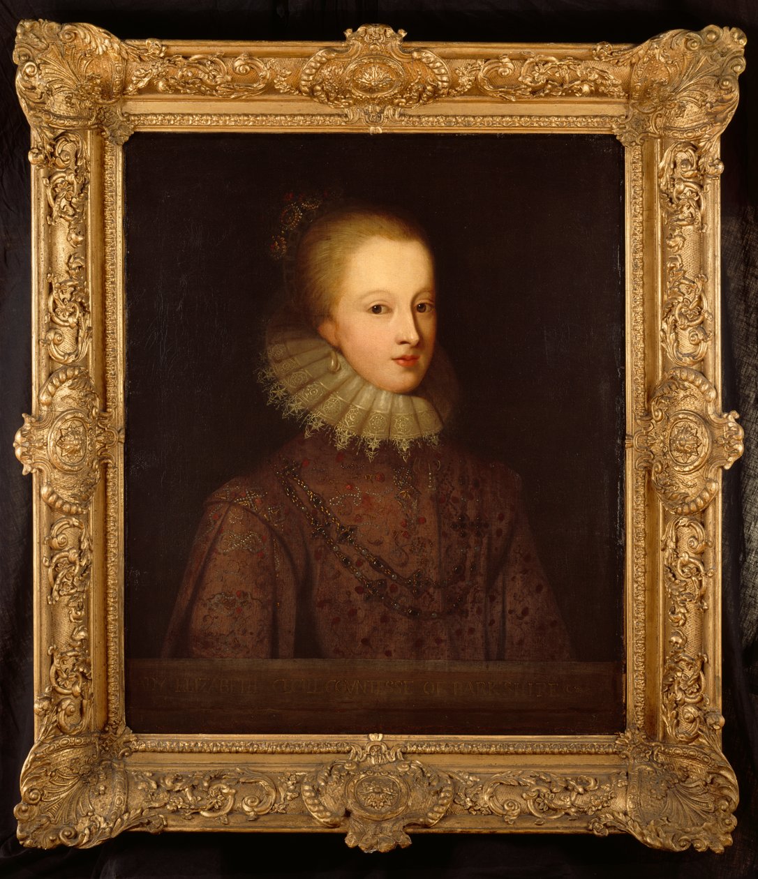 Elizabeth Percy, Berkshiren kreivitär (öljy kankaalle) tekijältä Paul van Somer