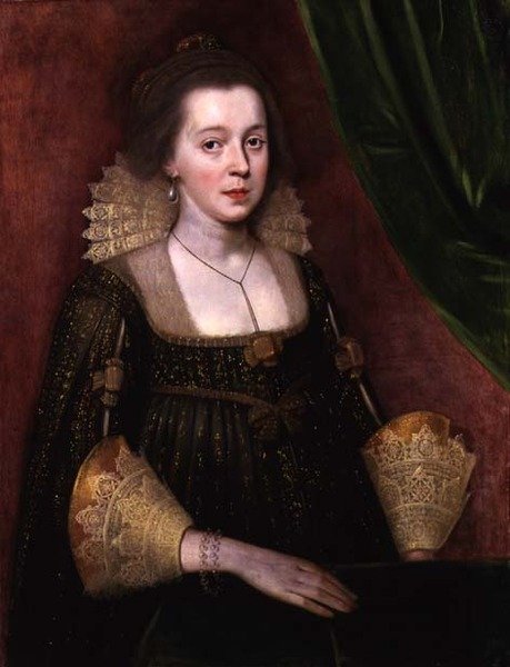 Nuoren naisen muotokuva, n. 1620 (öljy paneelille) tekijältä Paul van Somer