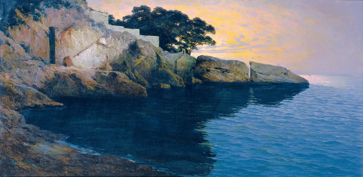 Dubrovnikin rannikko tekijältä Paul von Spaun
