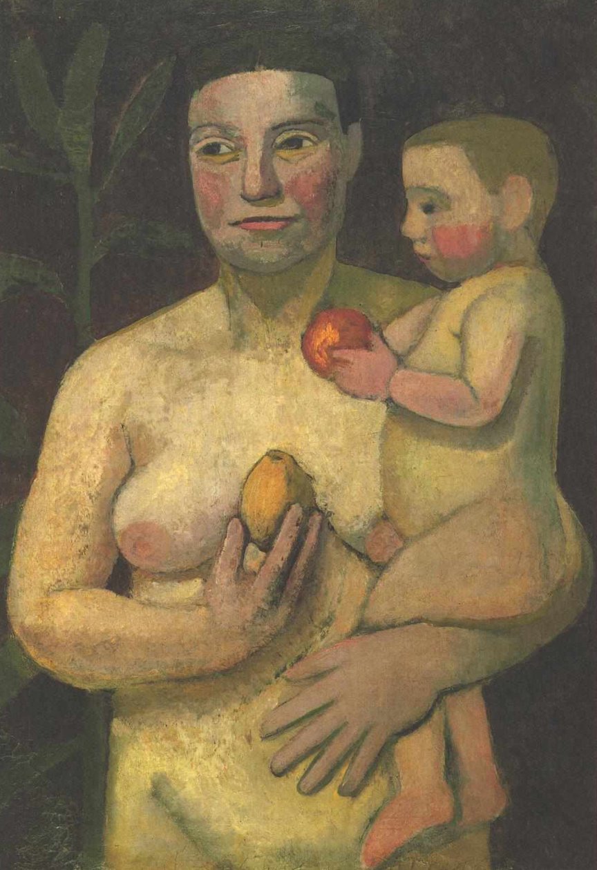 Mutter und Kind tekijältä Paula Modersohn Becker