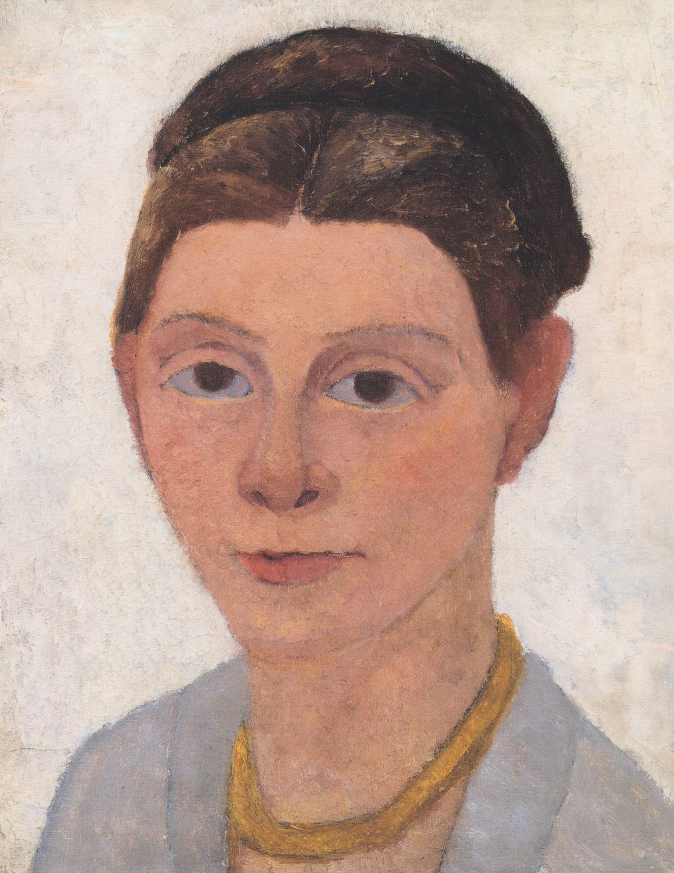 Omakuva meripihkainen kaulakoru tekijältä Paula Modersohn Becker