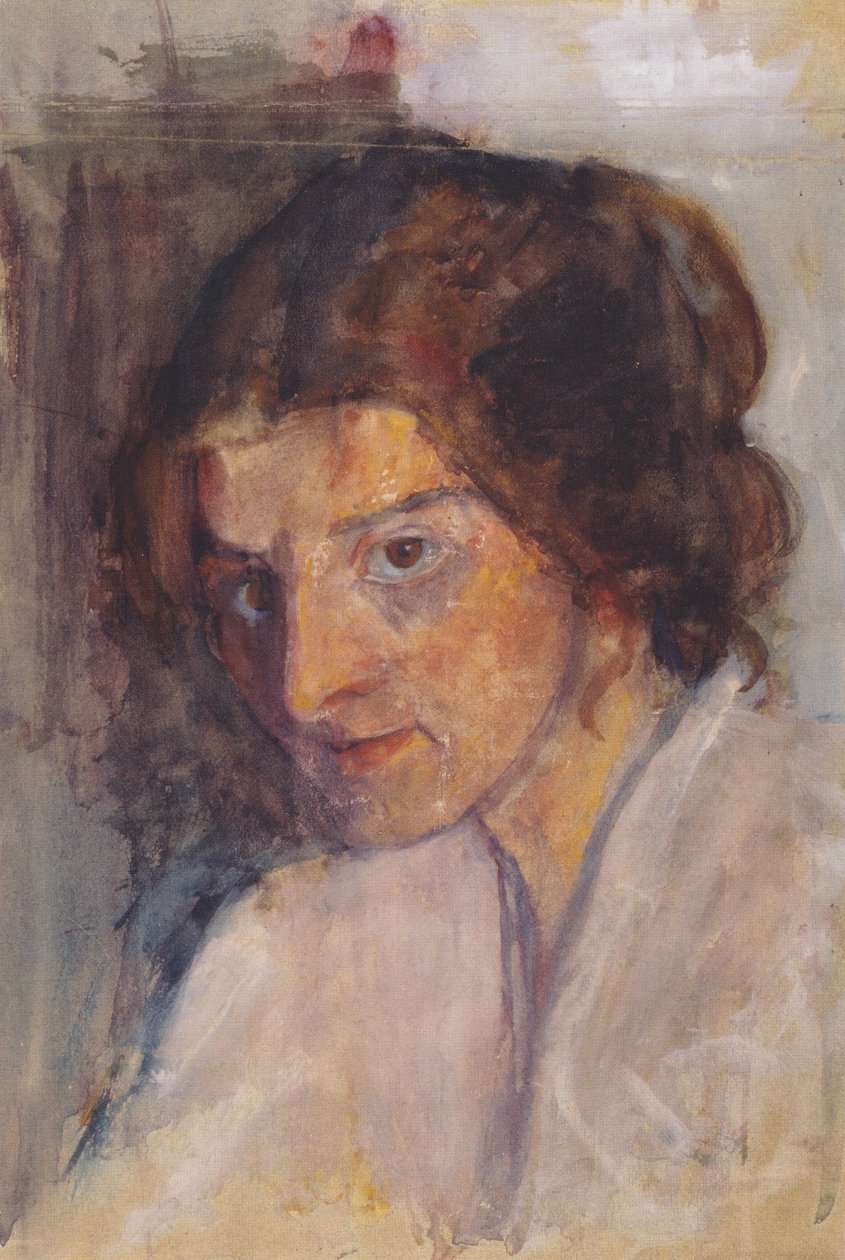 Omakuva puoliksi vasemmalle tekijältä Paula Modersohn Becker