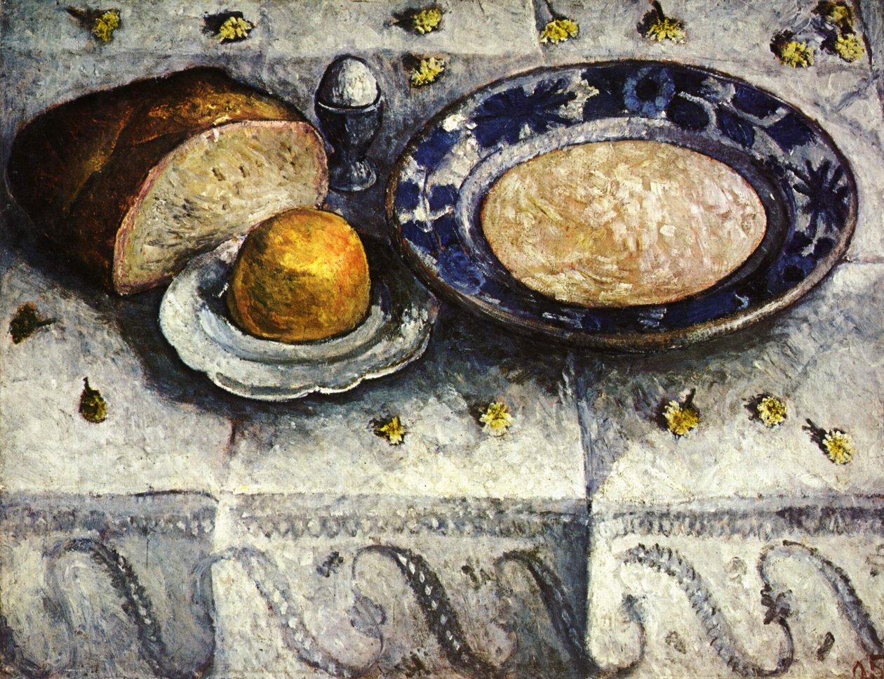 Stilleben mit Milchsate tekijältä Paula Modersohn Becker