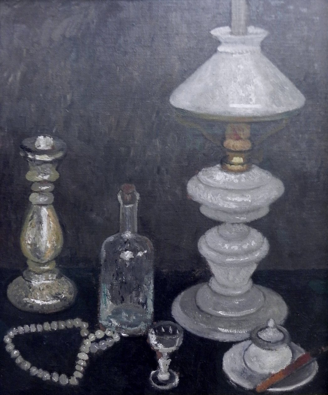 Stillleben mit weißer Lampe tekijältä Paula Modersohn Becker