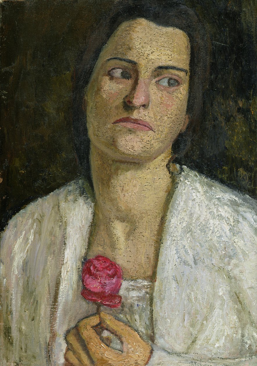 Kuvanveistäjä Clara Rilke-Westhoff (1878-1954) 1905 tekijältä Paula Modersohn Becker