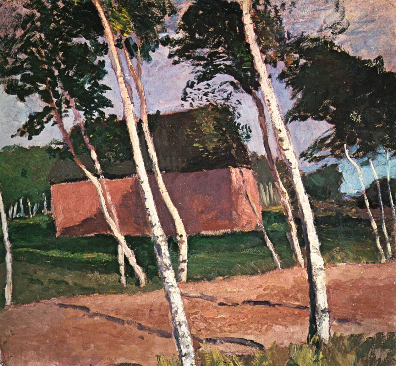 Worpsweder Landschaft tekijältä Paula Modersohn Becker
