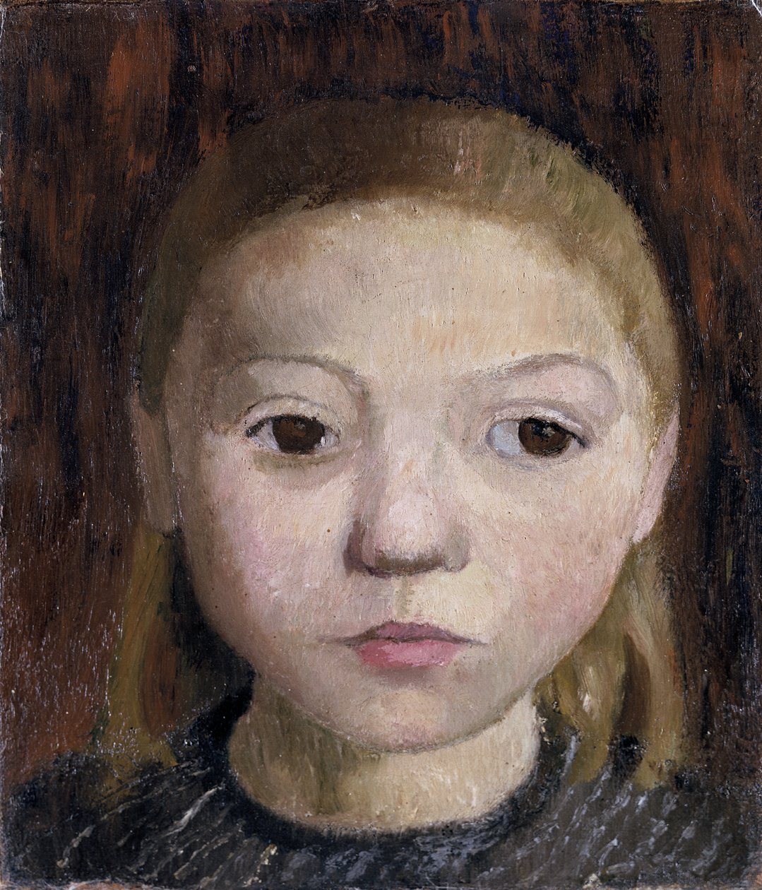 Tytön pää tekijältä Paula Modersohn-Becker