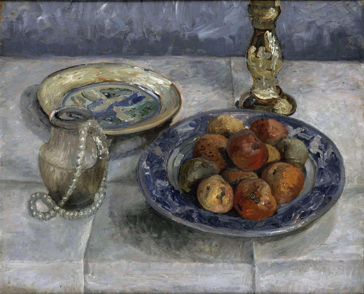Asetelma ja omenoita tekijältä Paula Modersohn-Becker