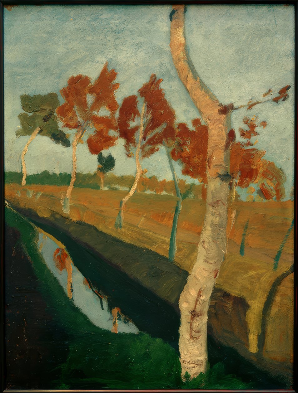 Koivut nummen ojan varrella tekijältä Paula Modersohn Becker