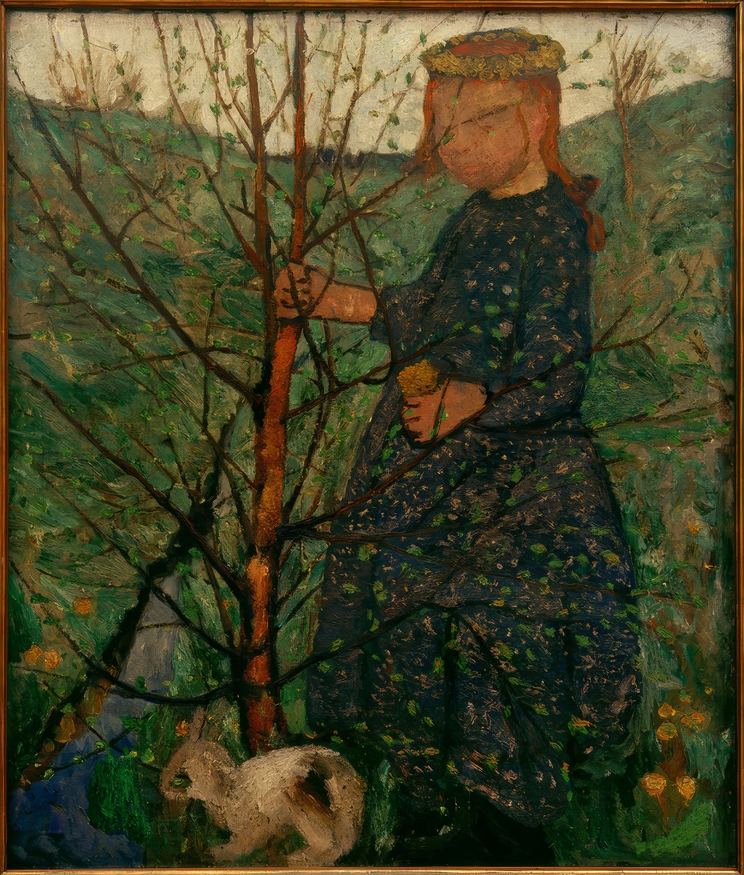 Lapsi kanin kanssa tekijältä Paula Modersohn Becker