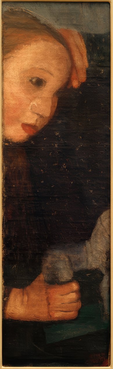 Tyttö puisella hevosella tekijältä Paula Modersohn Becker