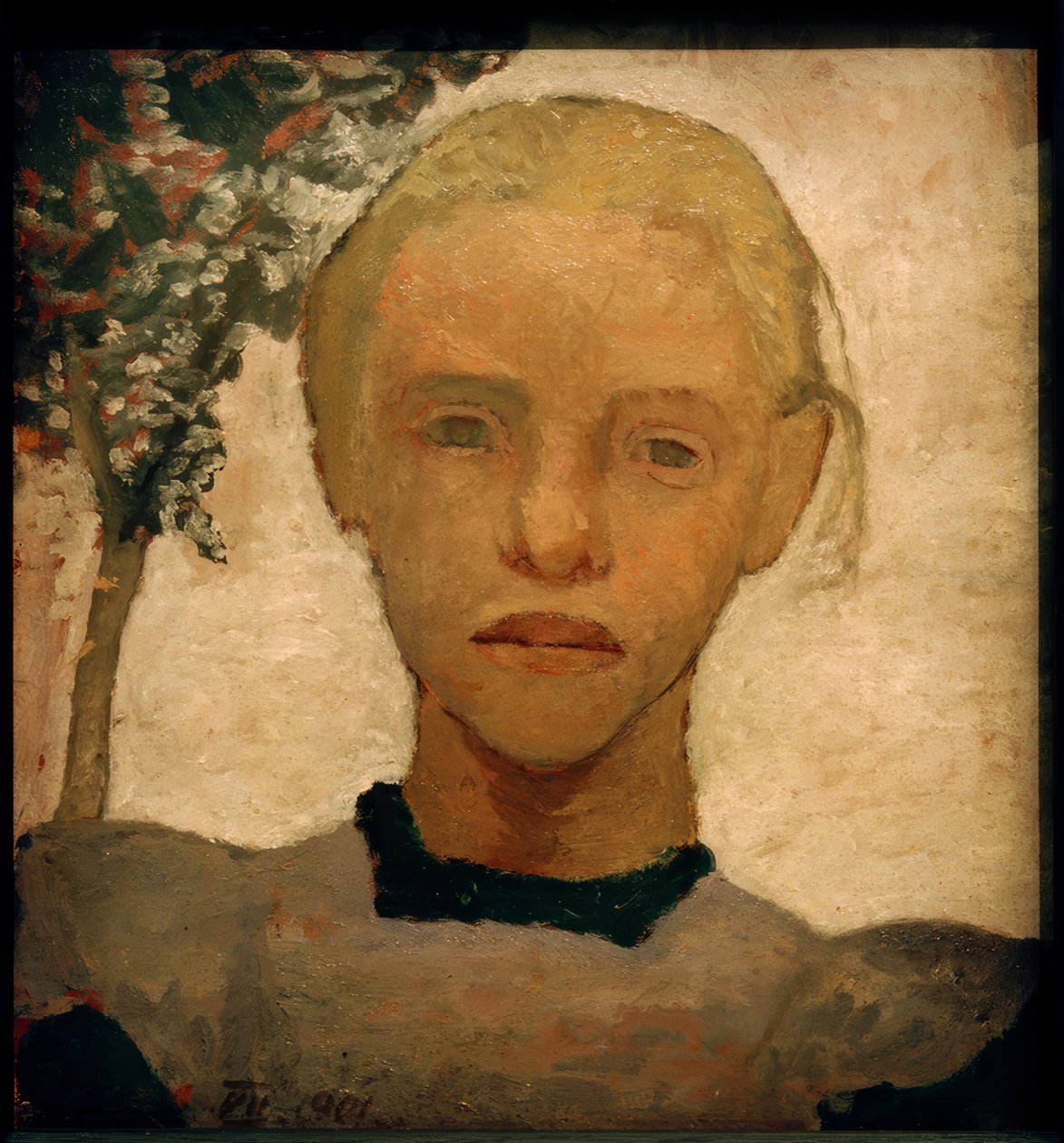 Tytön pää tekijältä Paula Modersohn Becker