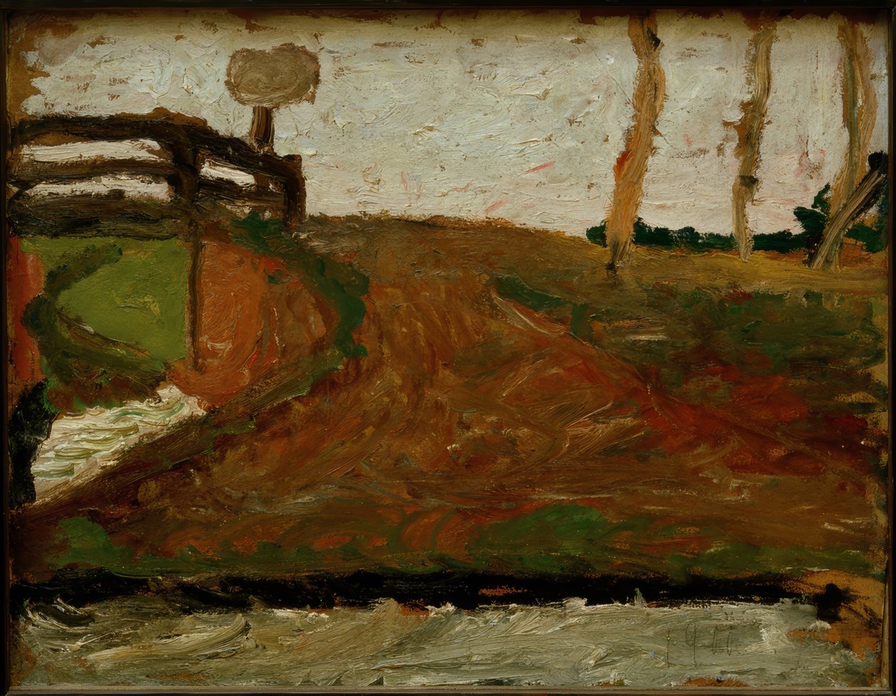 Suomaisema ja silta tekijältä Paula Modersohn Becker