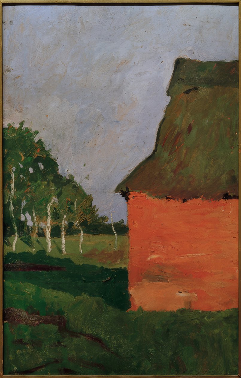 punainen talo tekijältä Paula Modersohn Becker