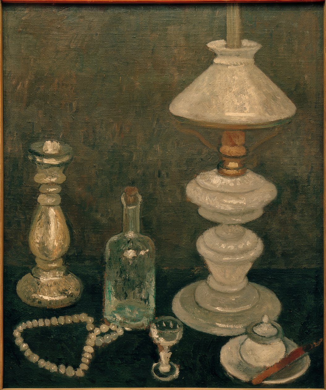 Asetelma lasilampulla tekijältä Paula Modersohn Becker