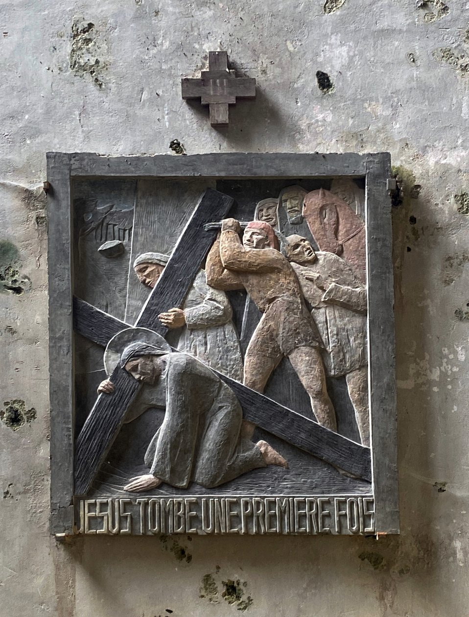 Ristintie, Saint-Mandet-kirkko, Ferriere-sur-Larçon 1931 tekijältä Paule Richon
