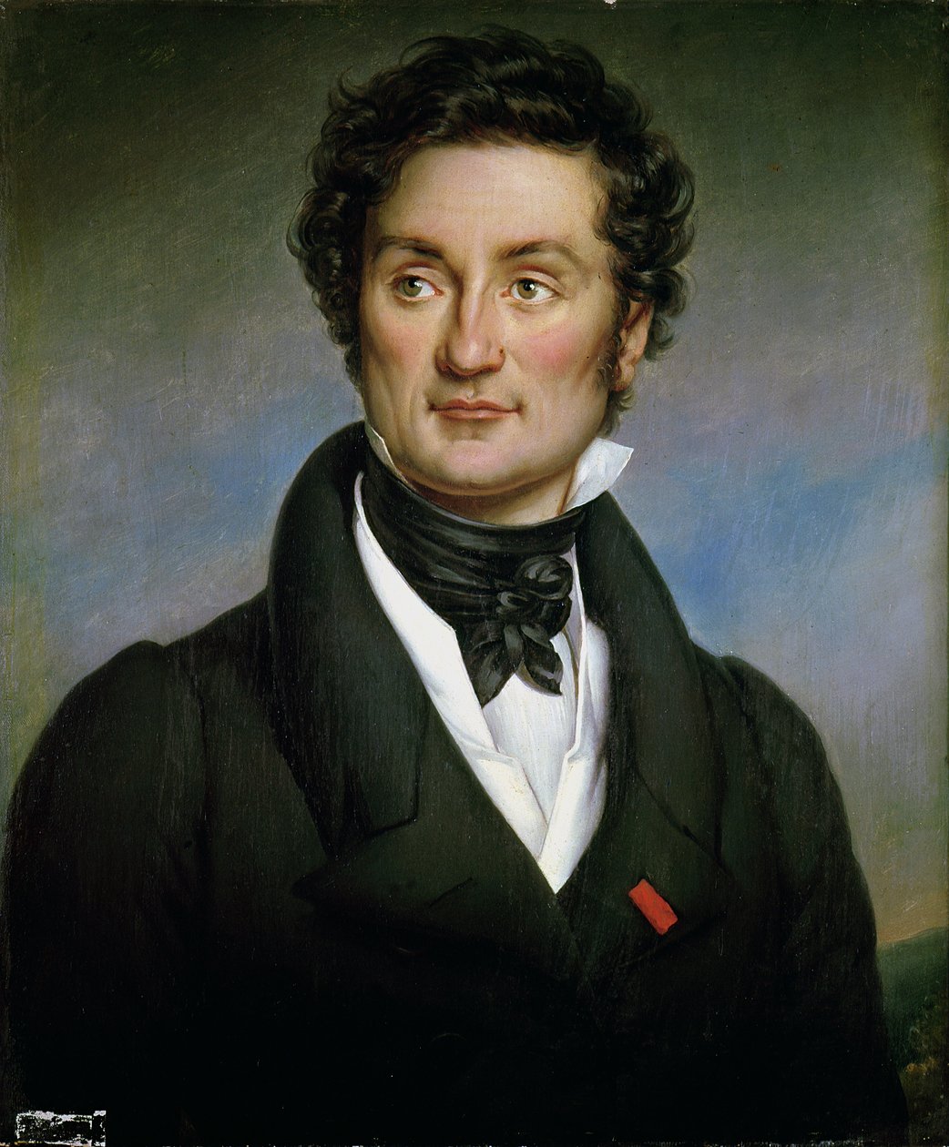 Charles Nodierin (1780-1844) muotokuva 1824 tekijältä Paulin Jean Baptiste Guerin