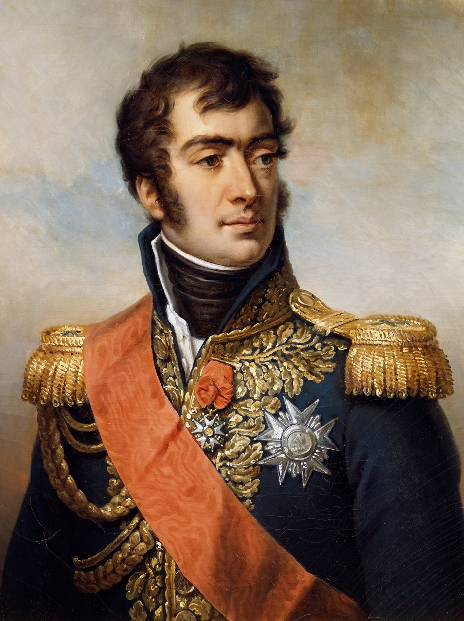 Auguste Frederic Louis Viesse de Marmontin muotokuva tekijältä Paulin Jean Baptiste Guerin