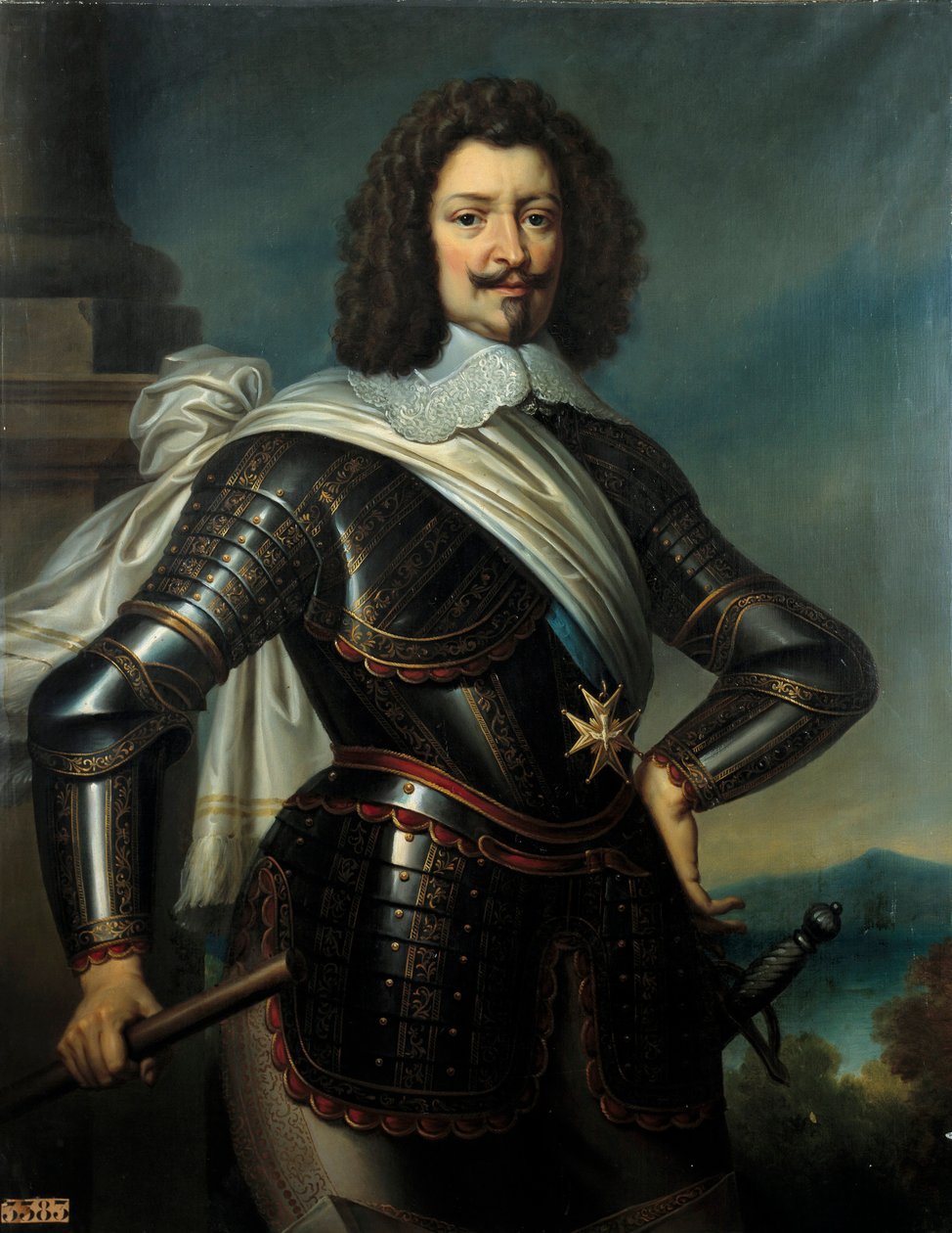 Charles de Lorraine, Joinvillen prinssi, Joyeusen herttua ja 4. herttua Guisen (1571-1640) Henri de Guisen nivuspojan muotokuva Paulin Guerinin (1783-1855) maalaus 1800-luvun su. 1,22x0,96 m tekijältä Paulin Jean Baptiste Guerin