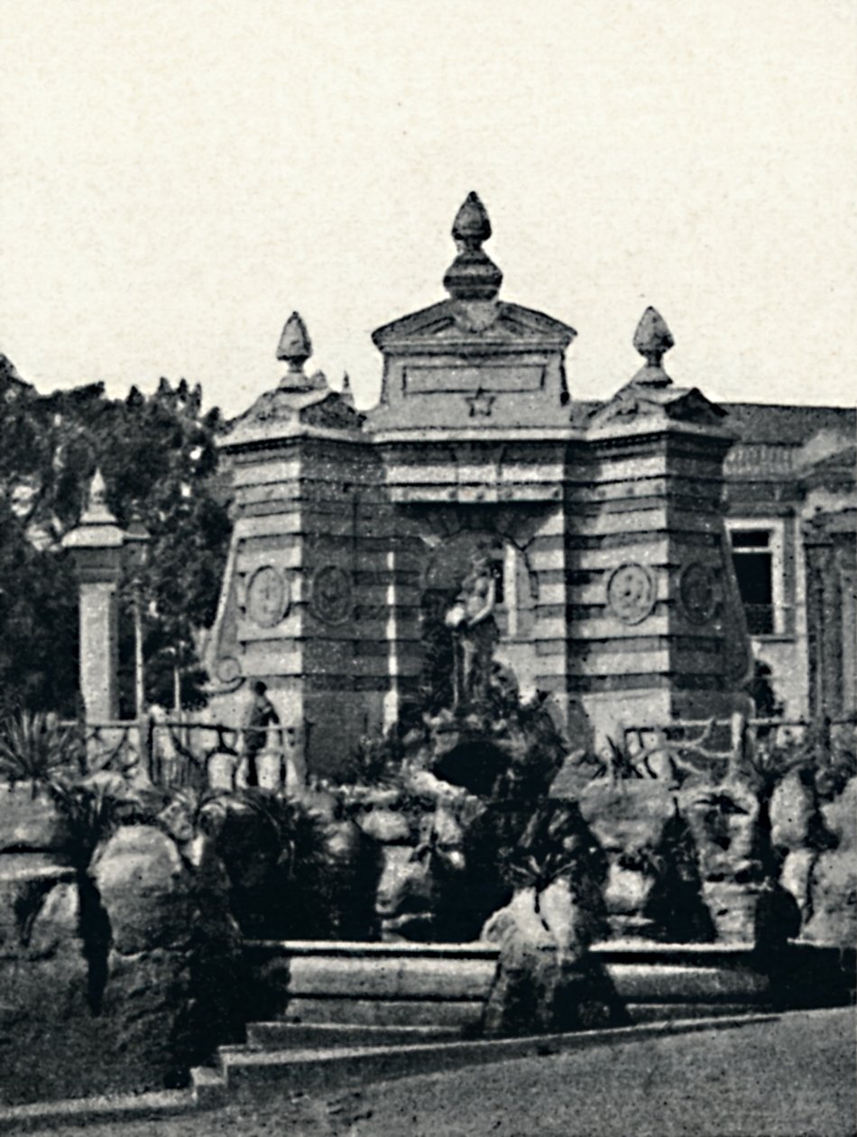 Suihkulähde palatsin puutarhassa, 1895 tekijältä Paulo Kowalsky
