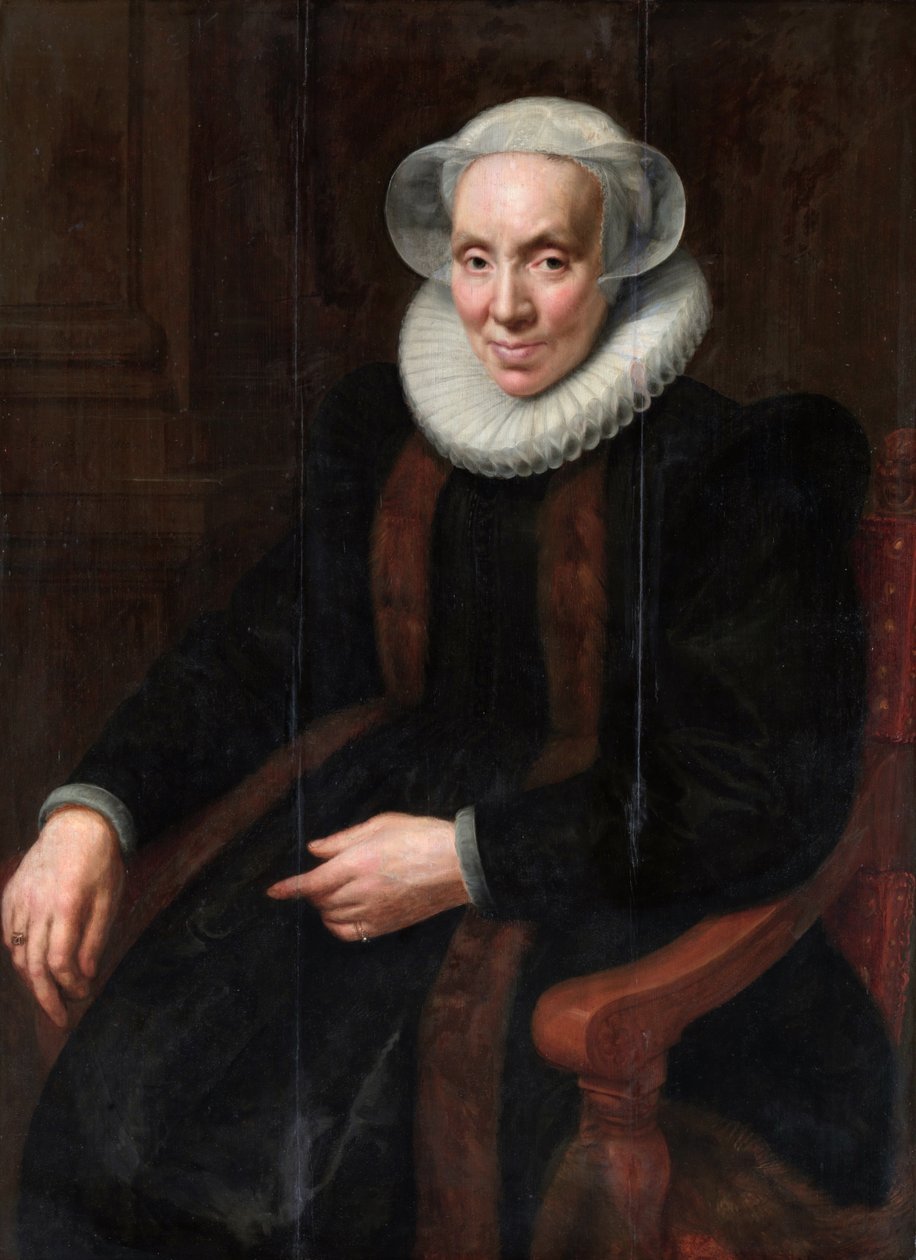 Maria van Utrechtin muotokuva (1553-1629) tekijältä Paulus Moreelse