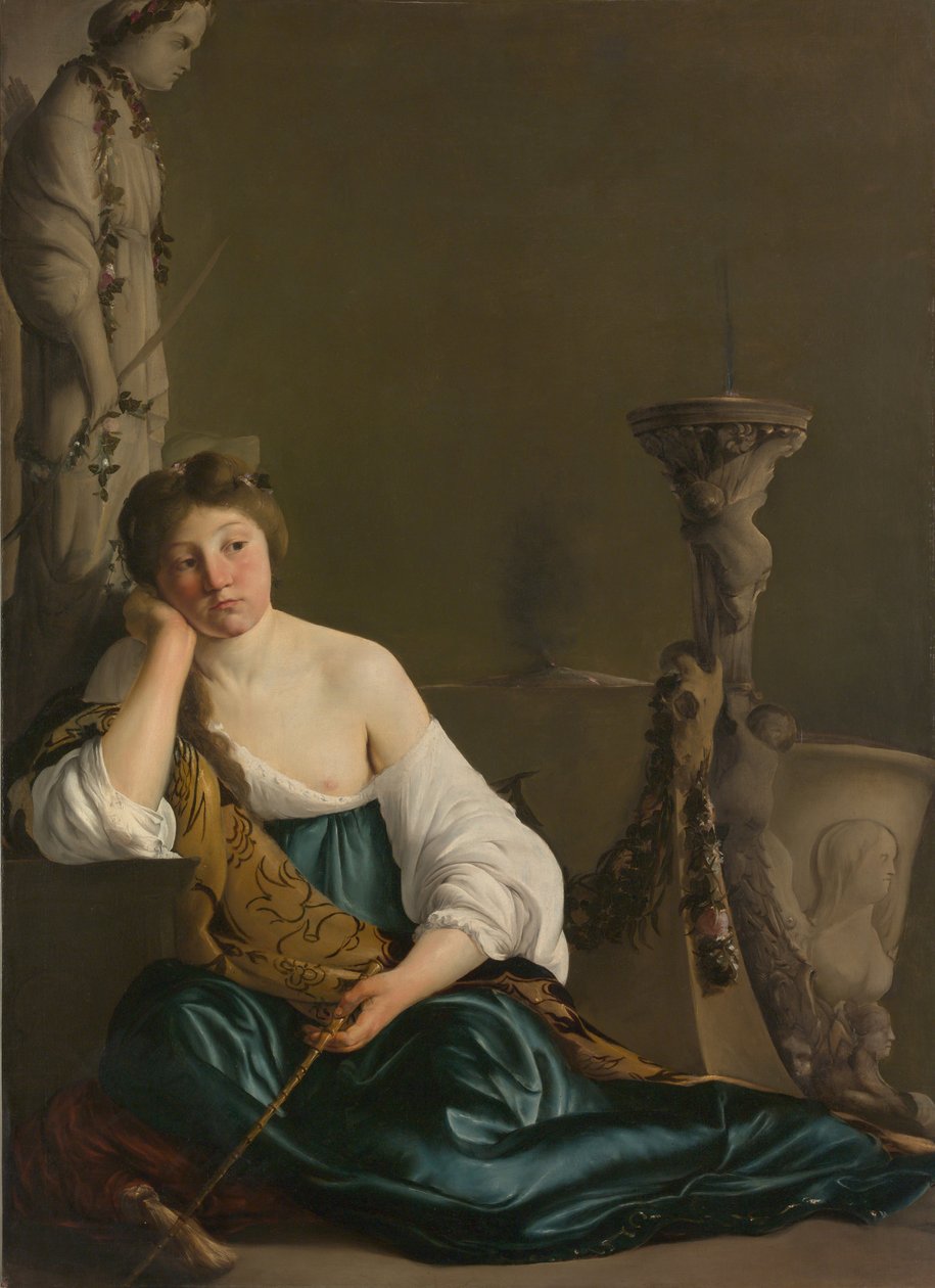 The Disillusioned Medea, n. 1640 (öljy kankaalle) tekijältä Paulus Bor