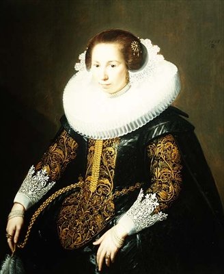 Catharina van Voorstin (1595-1650) muotokuva tekijältä Paulus Moreelse