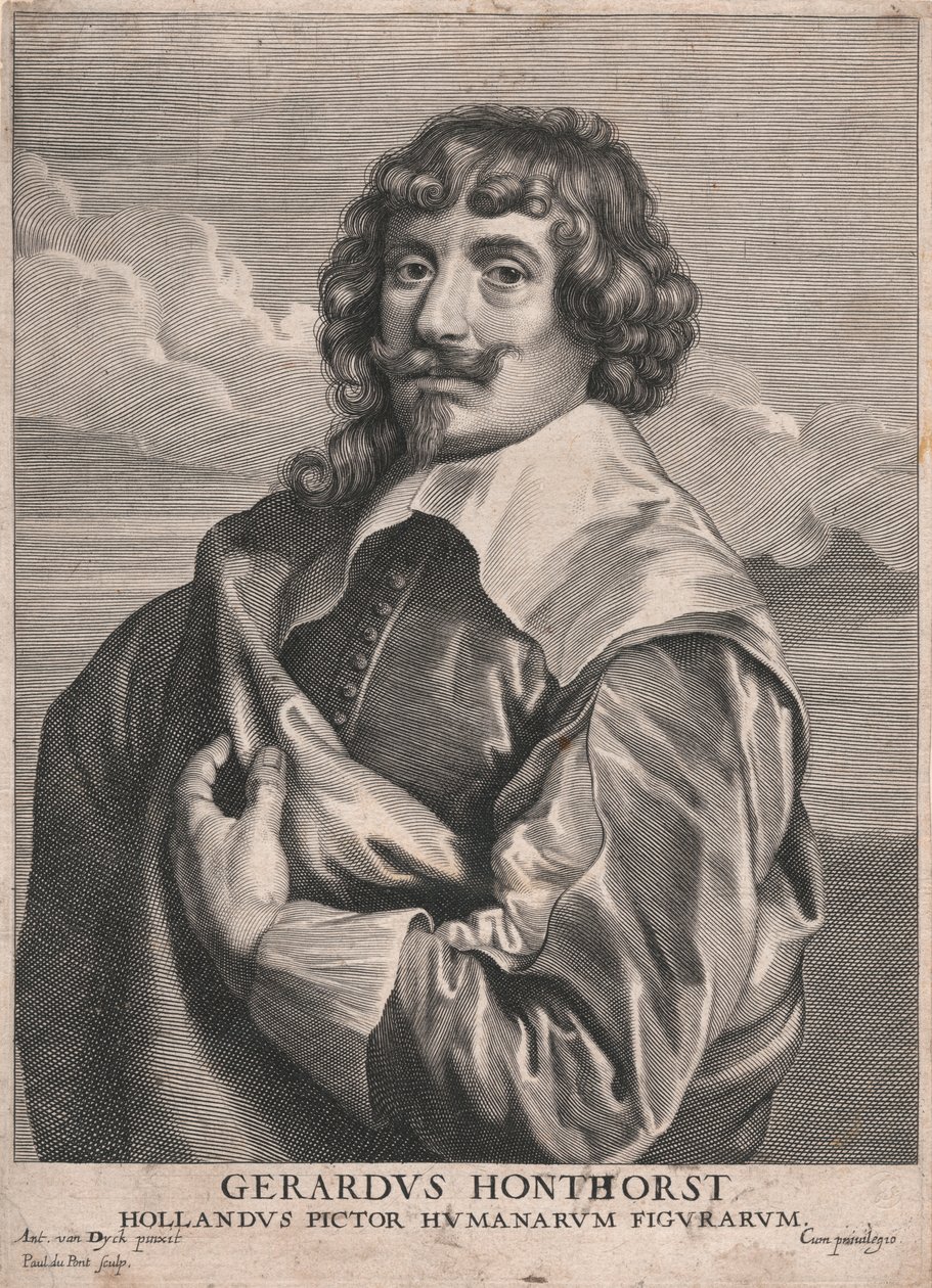 Gerardus Honthorst, hollantilainen ihmishahmojen maalari tekijältä Paulus Pontius