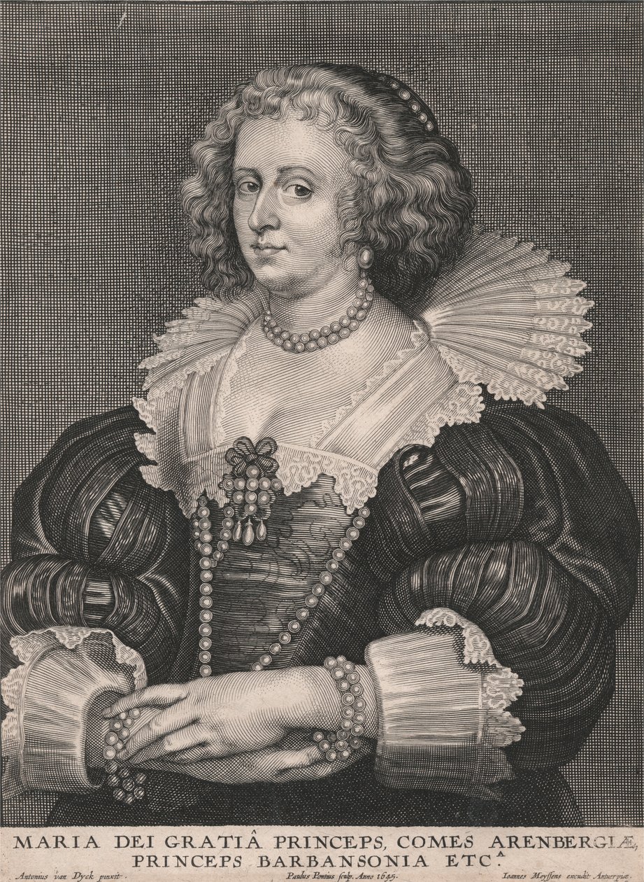 Prinssi Maria dei Gratia, Arenbergian kreivi, Barbansonian prinssi jne. tekijältä Paulus Pontius