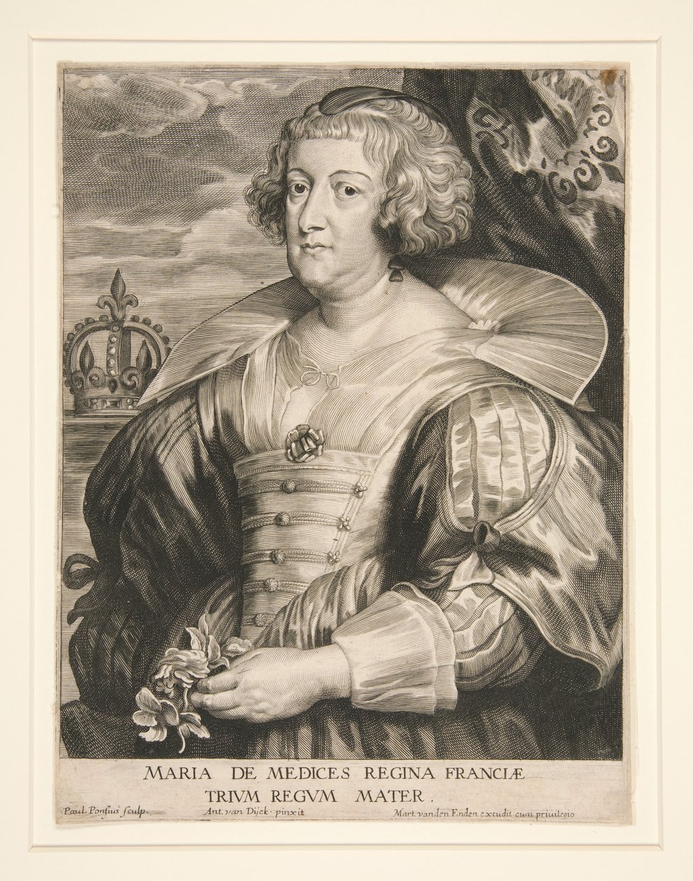 Maria de’ Medici tekijältä Paulus Pontius