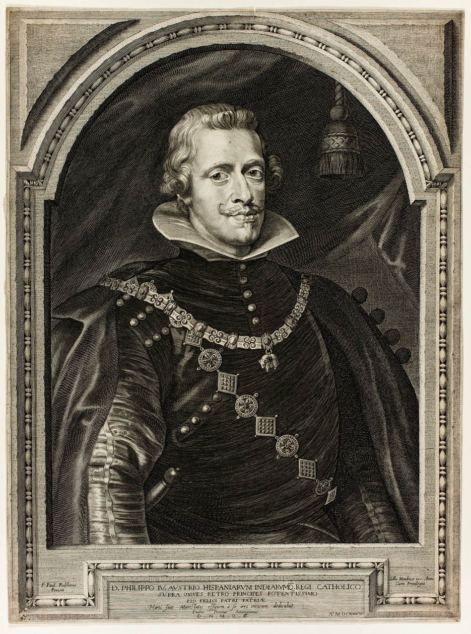 Filip IV, Espanjan kuningas tekijältä Paulus Pontius