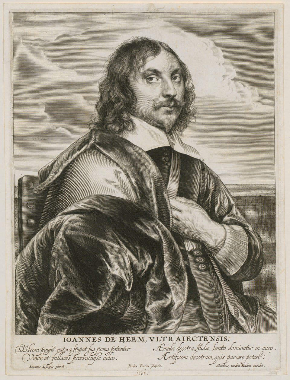 Johannes de Heemin muotokuva tekijältä Paulus Pontius