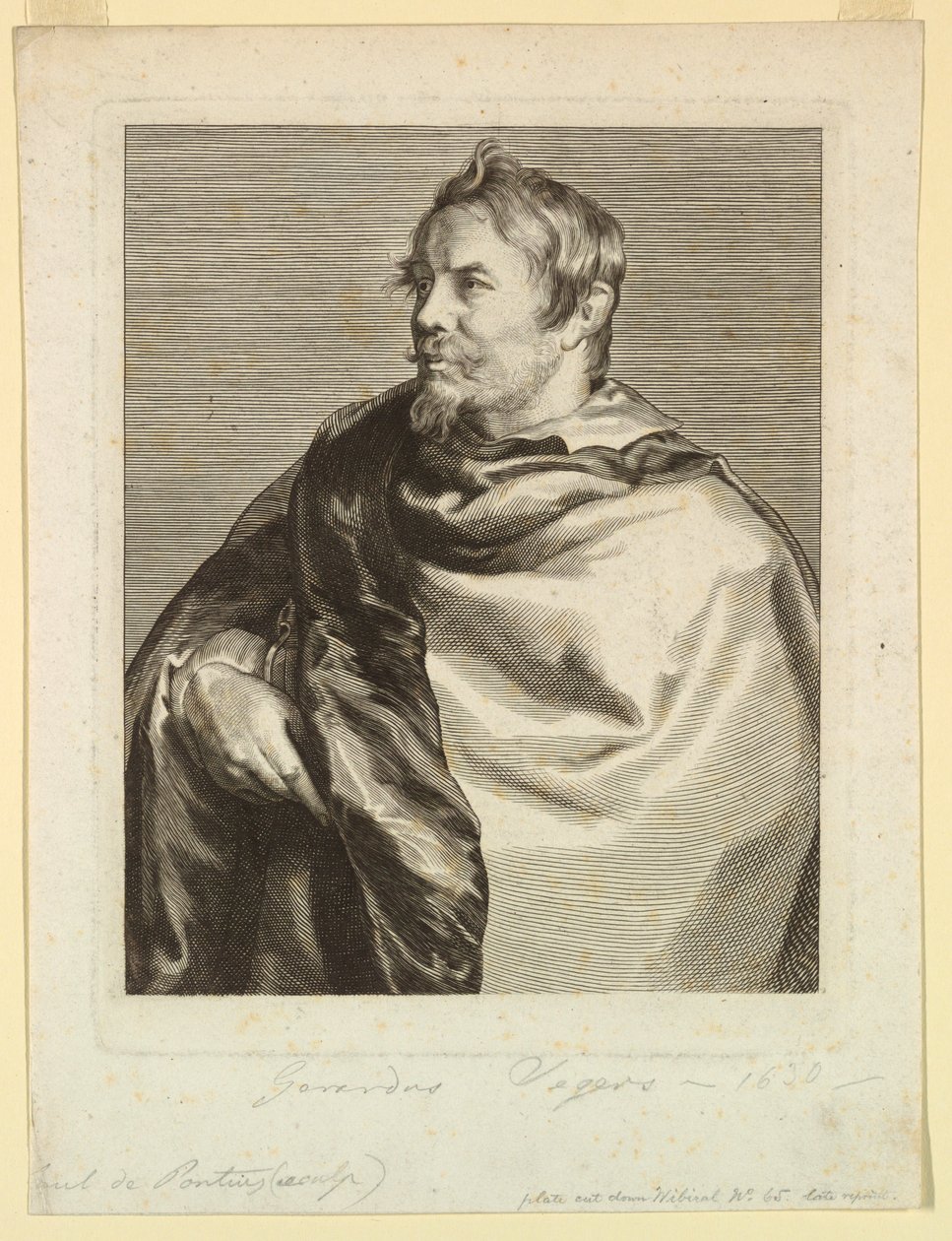 Retrat de Gerard Seghers, de les Icones Principum Virorumfinnish tekijältä Paulus Pontius
