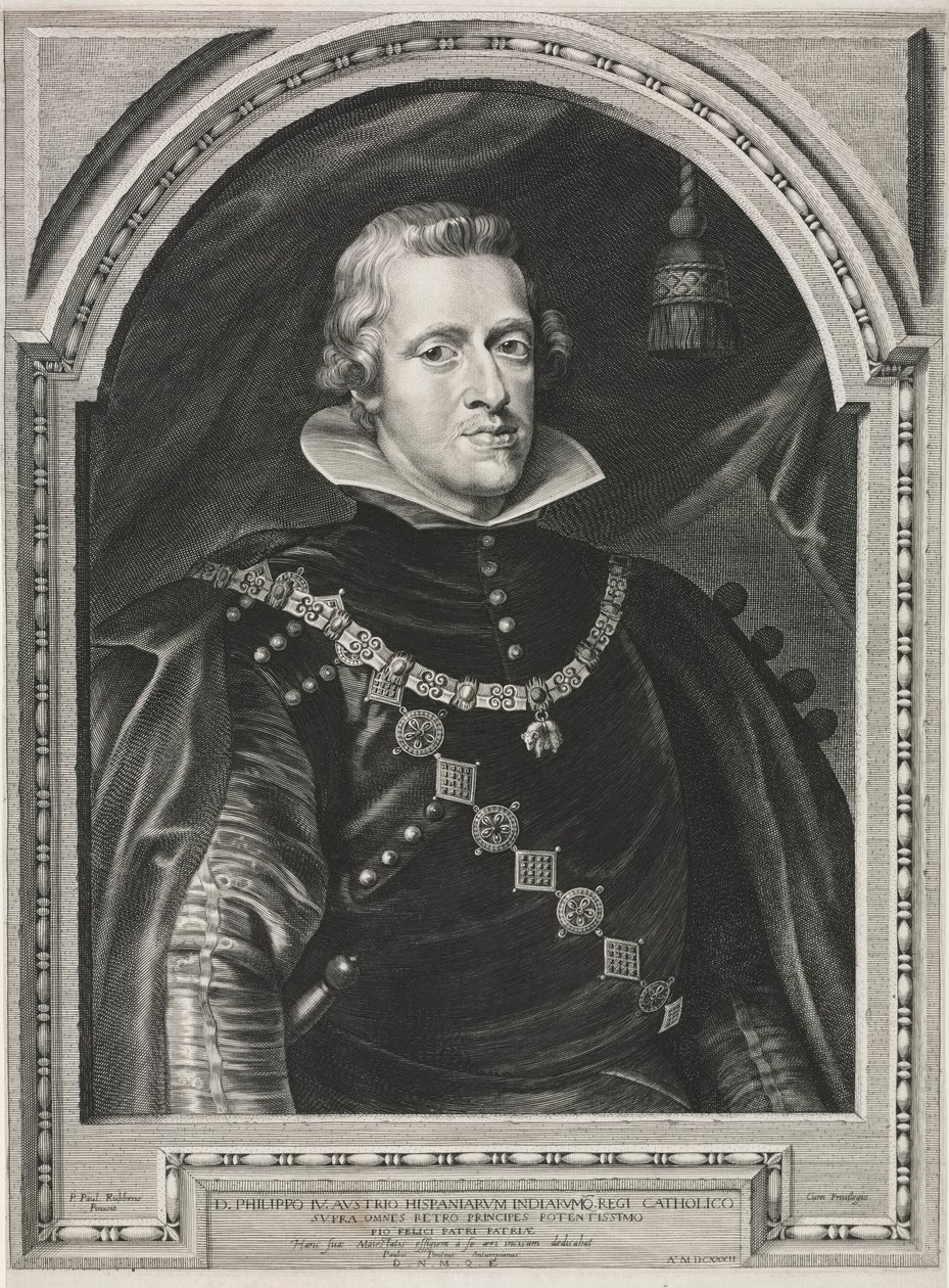 Philip IV:n muotokuva tekijältä Paulus Pontius