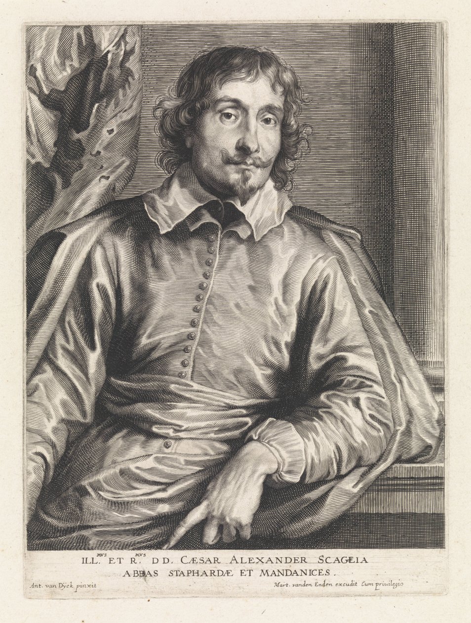 Cesare Alessandro Scaglian muotokuva tekijältä Paulus Pontius