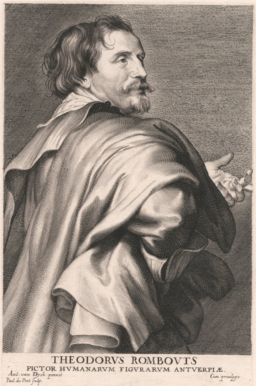 Theodore Rombouts, Antwerpenin ihmishahmojen maalari tekijältä Paulus Pontius