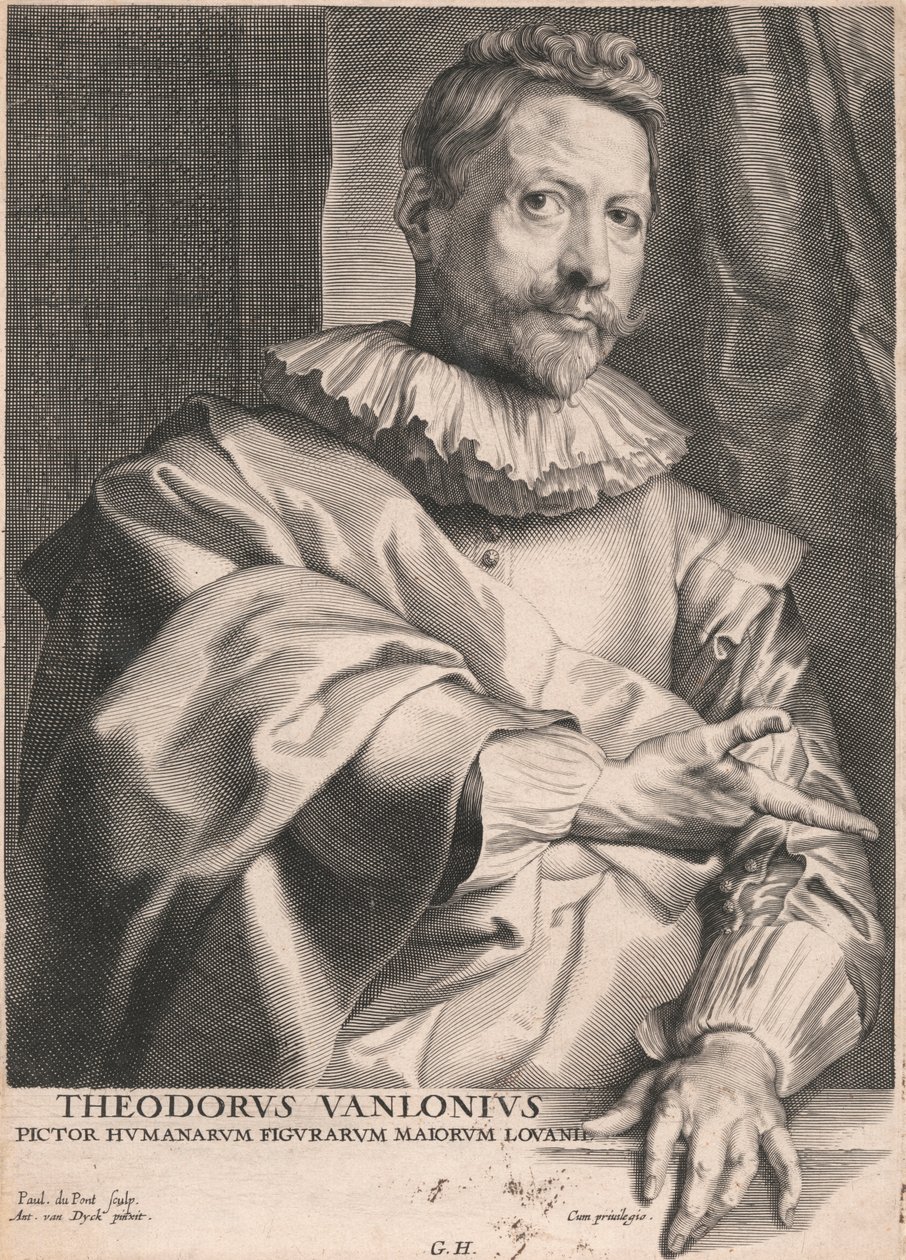 Theodore van Lonius, Louvainin ihmishahmojen maalari tekijältä Paulus Pontius