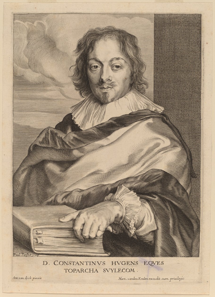 Constantine Huygens tekijältä Paulus Pontius after Sir Anthony van Dyck