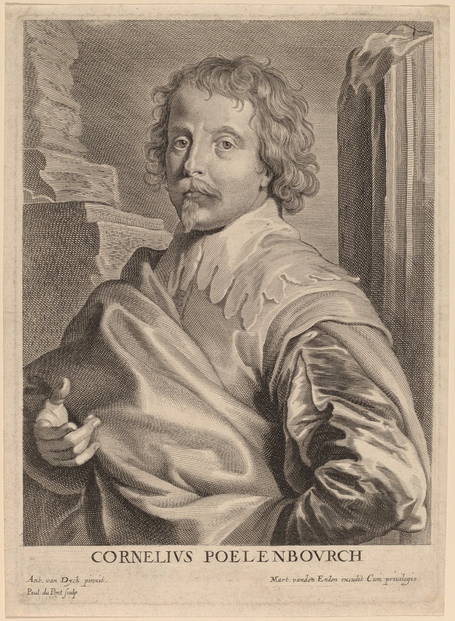 Cornelis van Poelenburgh tekijältä Paulus Pontius after Sir Anthony van Dyck