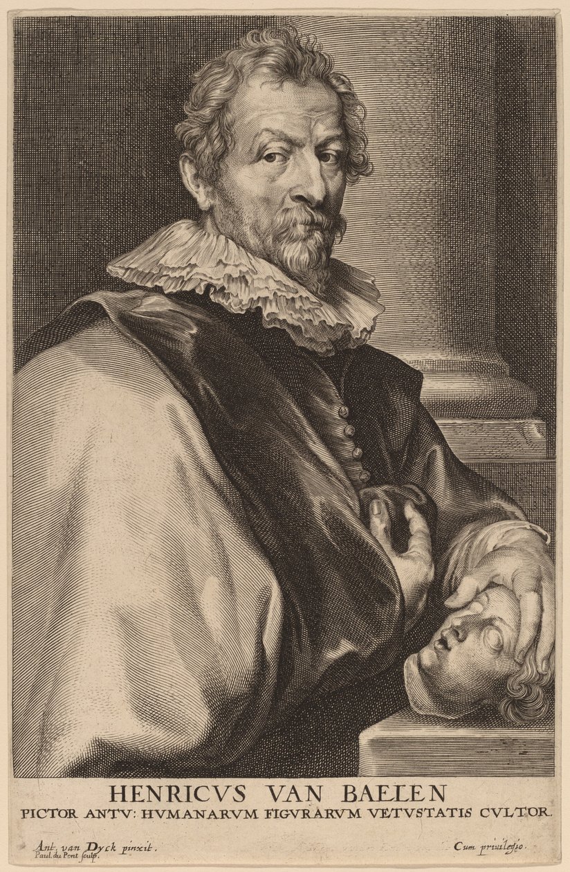 Hendrick van Balen tekijältä Paulus Pontius after Sir Anthony van Dyck