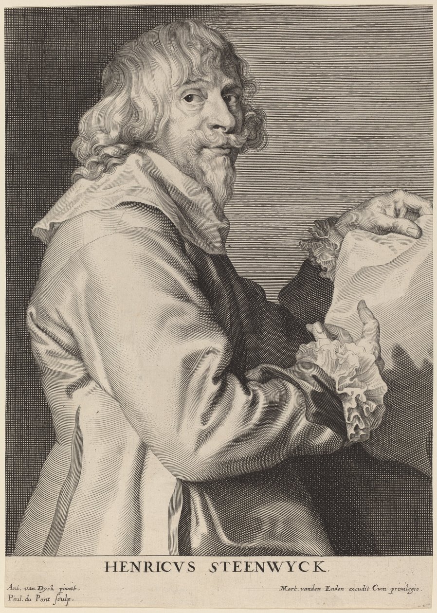 Henricus Steenwyck tekijältä Paulus Pontius after Sir Anthony van Dyck