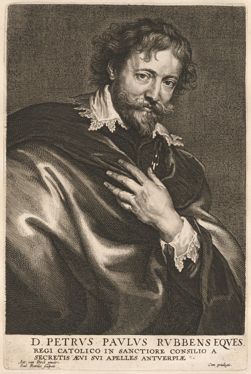 Peter Paul Rubens tekijältä Paulus Pontius after Sir Anthony van Dyck
