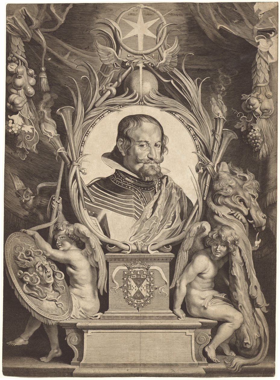 Gaspar de Guzman, Olivaresin kreivi tekijältä Paulus Pontius, after Sir Peter Paul Rubens, after Diego Velázquez