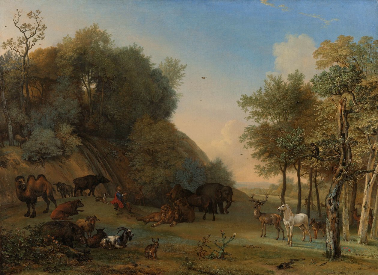 Orpheus ja eläimet Orpheus hurmaamassa petoja tekijältä Paulus Potter