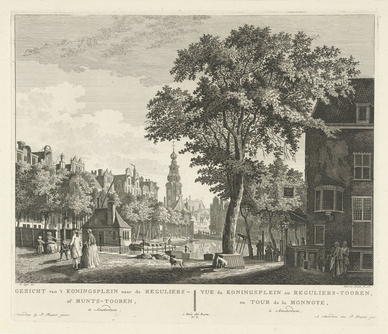 Näkymä Munttorenille Amsterdamissa Näkymä 