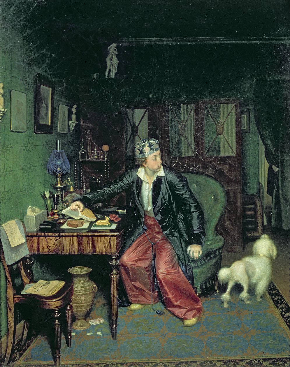 Aristokraatin aamiainen, 1849-50 tekijältä Pavel Andreevich Fedotov
