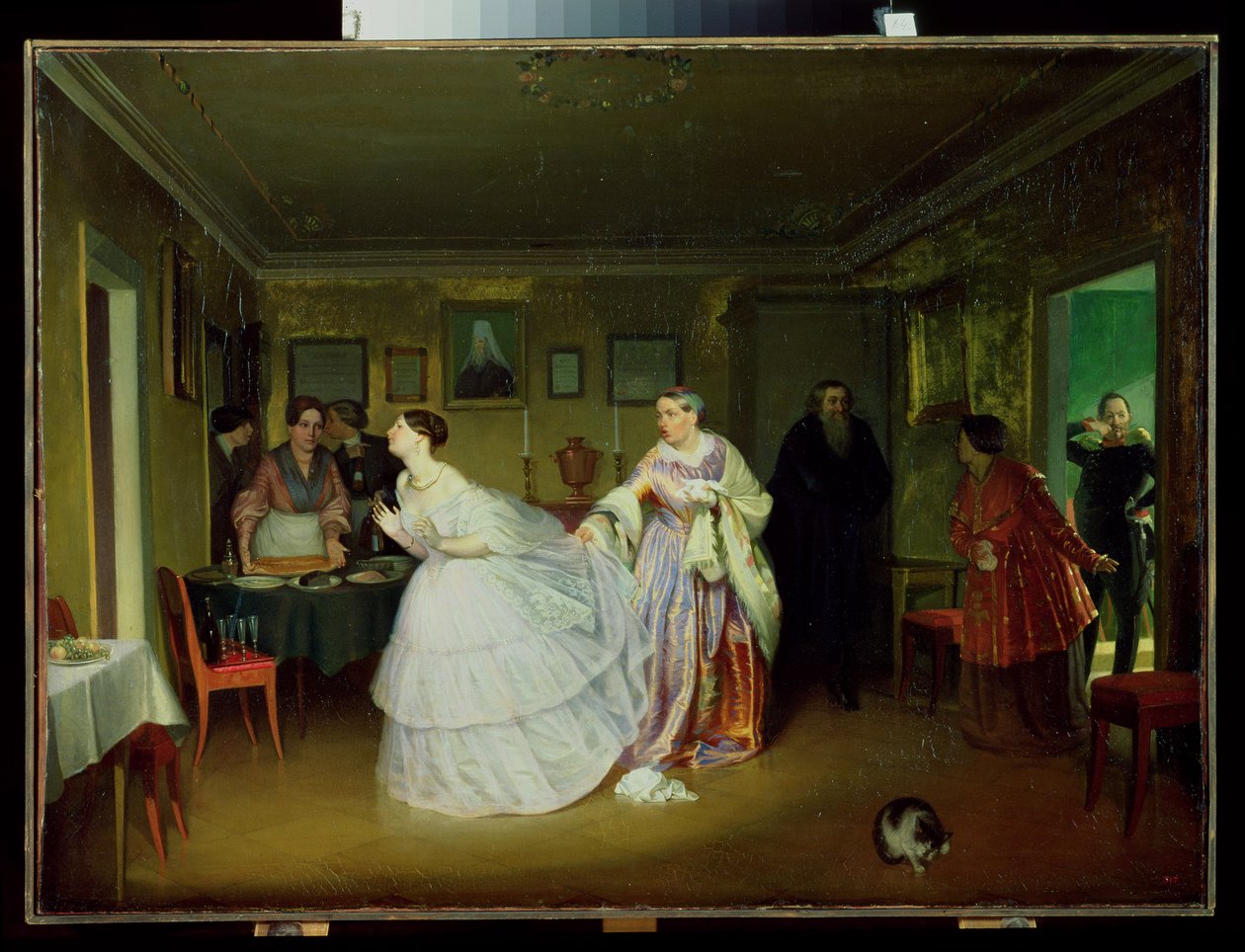 Majorin avioliittoehdotus, 1851 tekijältä Pavel Andreevich Fedotov